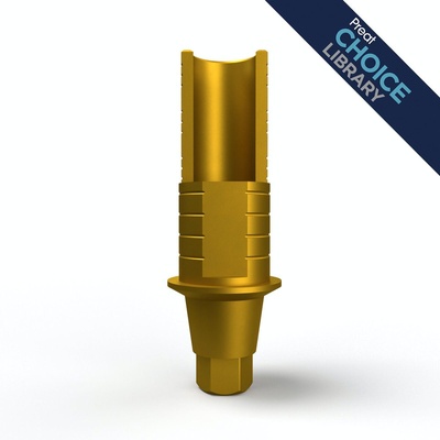 Base de titanio con tornillo